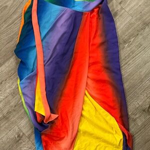 Vibrant rainbow Women's Skirt